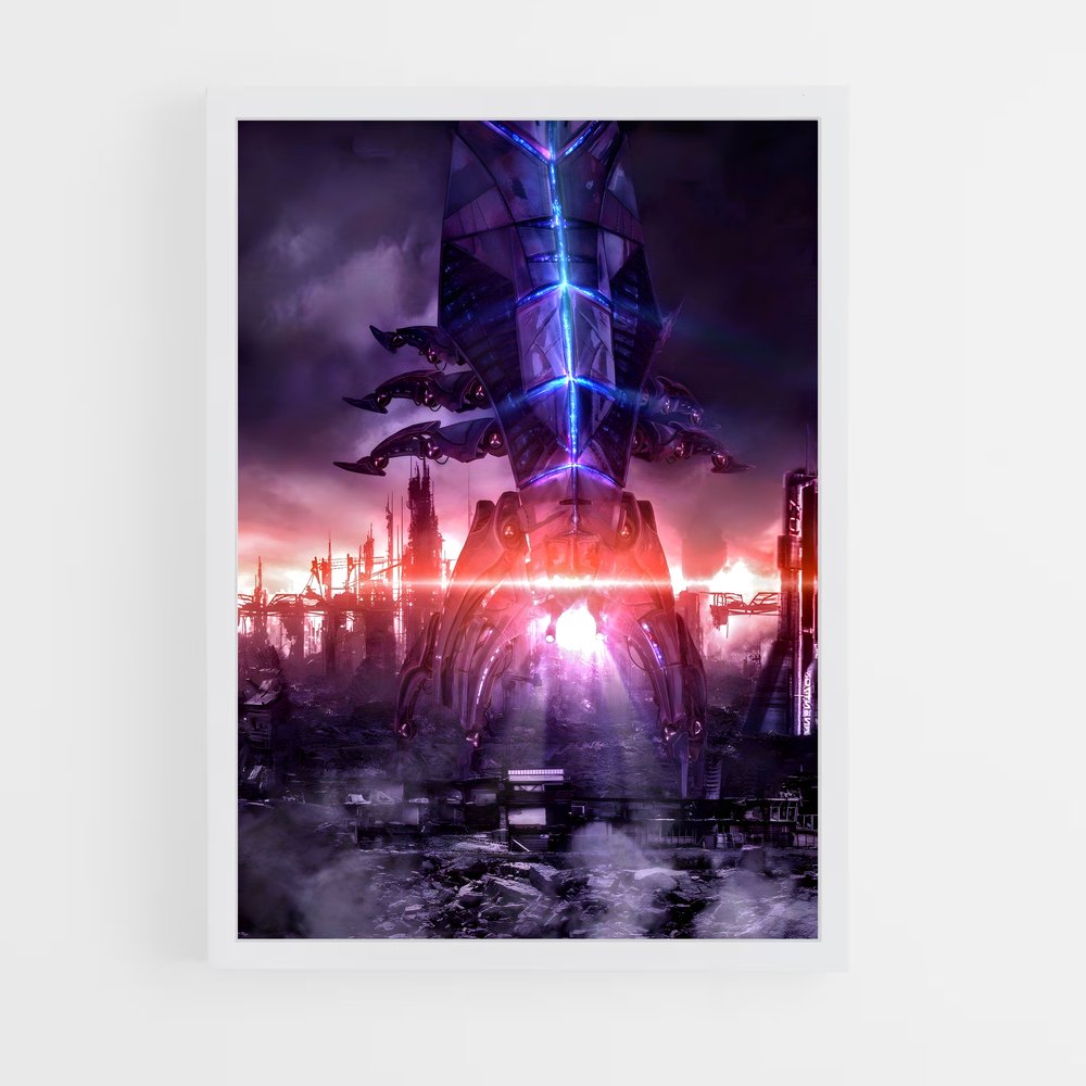 Poster L'Éveil du Reaper – affiche Mass effect (vue 3)